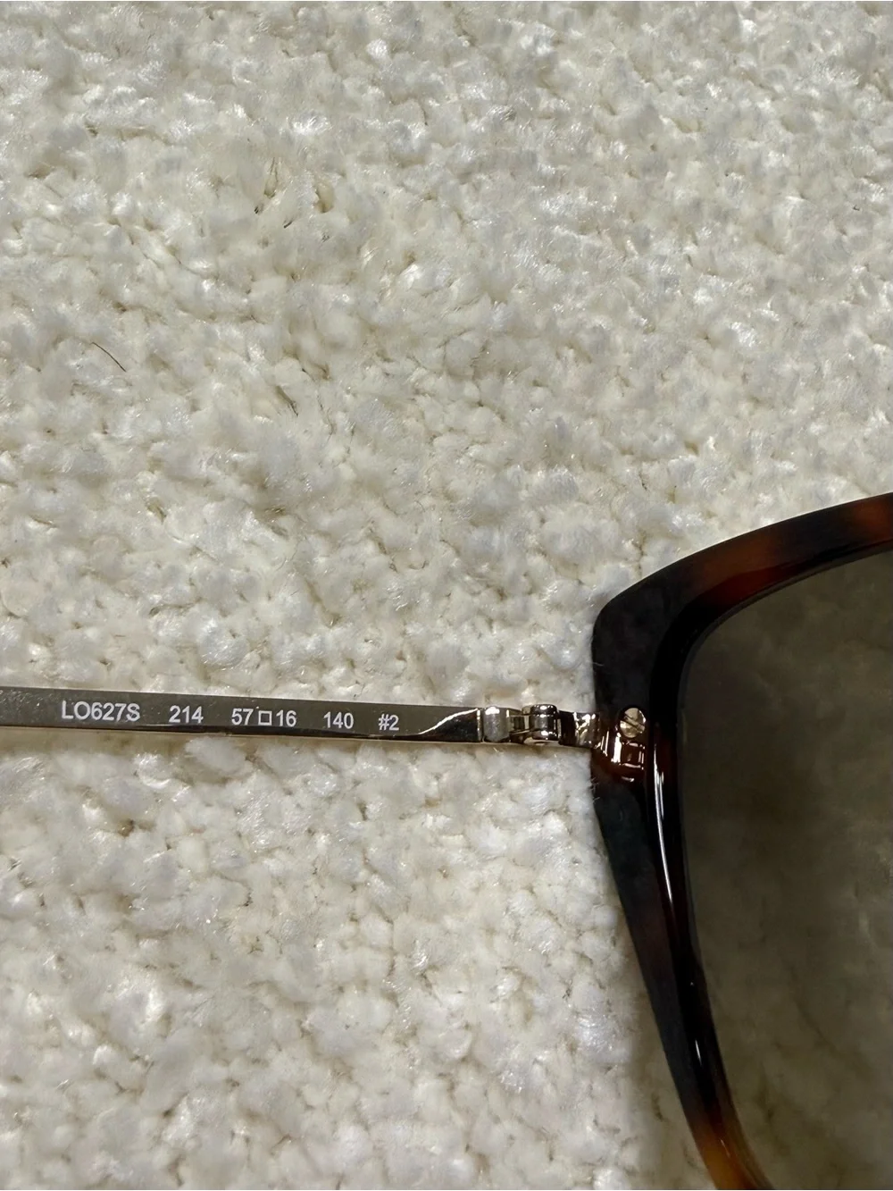 Longchamp Heritage Butterfly 57mm Sunglasses Havana Brown Tortoiseshell Cat-Eye